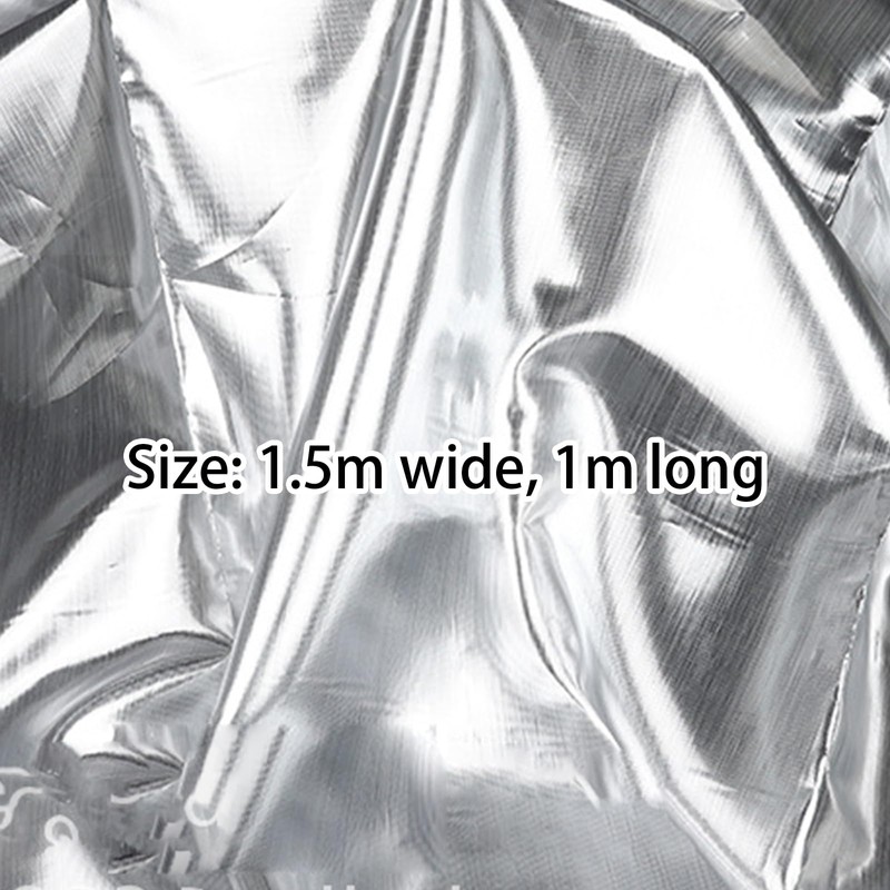 Metallic Organza Fabric, 1.5m*1m Polyester Organza Fabric for Costume Crafts