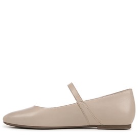 Vionic Women's Alameda Mary Jane Flat, Oatmeal Leather, 8