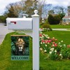 Mugod Lion Garden Flag 12.5x18" Double Sided for Outside, Jungle