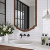 CRE8TIVE 4 Sheets White Subway Tile Peel and Stick Backsplash