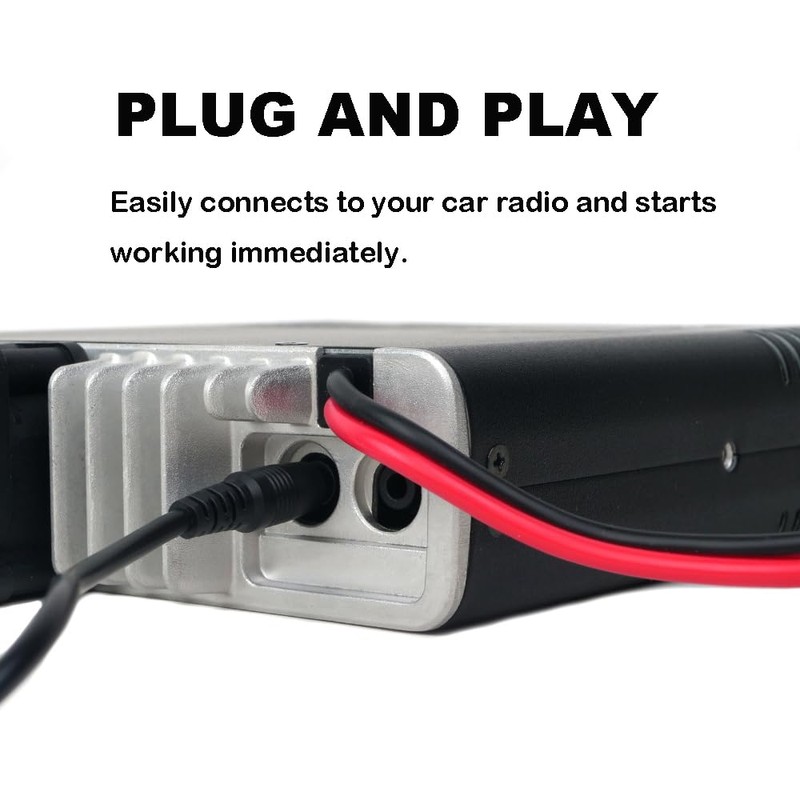 GSP-01 (4M/ 13.1ft) Mini Mobile Radio Speaker– Slim Design, Easy