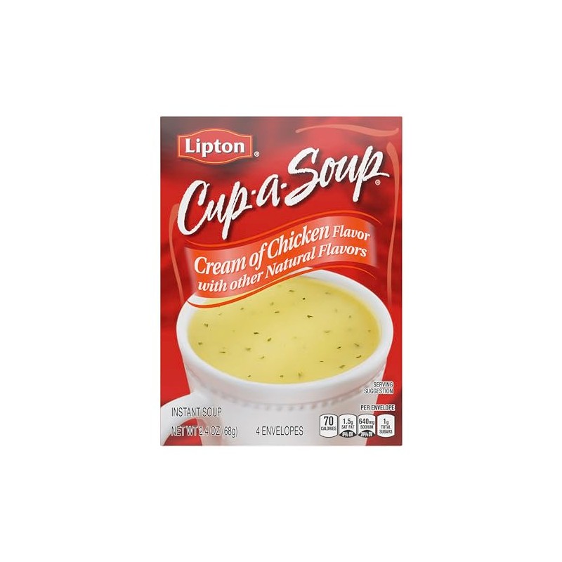SOUP SECRETS Lipton Instant Soup Cream of Chicken 4 Count