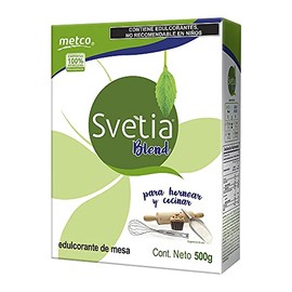 Svetia Blend Endulzante Para Hornear, Stevia, 500 gramos