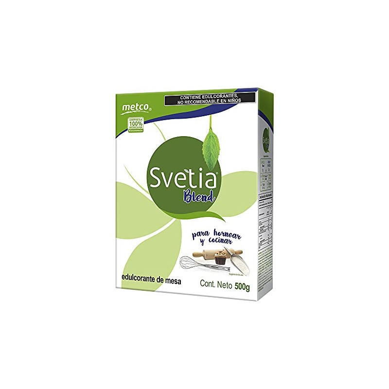 Svetia Blend Endulzante Para Hornear, Stevia, 500 gramos