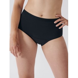 Shreddies Women's Fart Deodorizing Pants, High Waist Shorts, Set of 3, Black, S