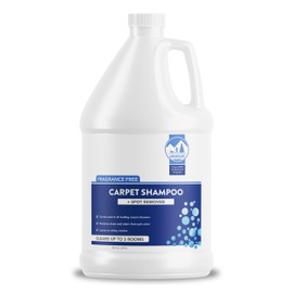Unique Carpet Shampoo & Stain Remover, 128 oz - Pet Odor Eliminator and Bacteria and Enzyme Cleaner for Cat Urine, Dog Urine, Red Wine, Old Stains - Carpet Cleaner Spray for Machines & Manual Use
