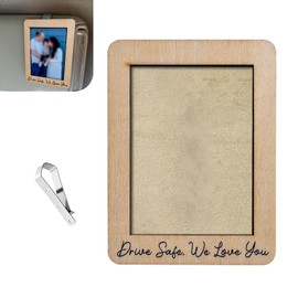 MLY Drive Safe I Love You Visor Clip, Drive Safe We Love You Car Visor Photo Clip, Photo Car Visor Clip for Cars, Gifts for Dad/Mom/Husband, Valentines/Christmas & New Drivers, Fits 2.4"X3" Photo
