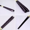 イシダ 箸 和風スィーツ 紫芋の色 五角 紫 23cm