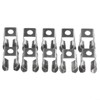 Stainless Steel Spring Clamps 10 Pack Heavy Duty Tool Storage