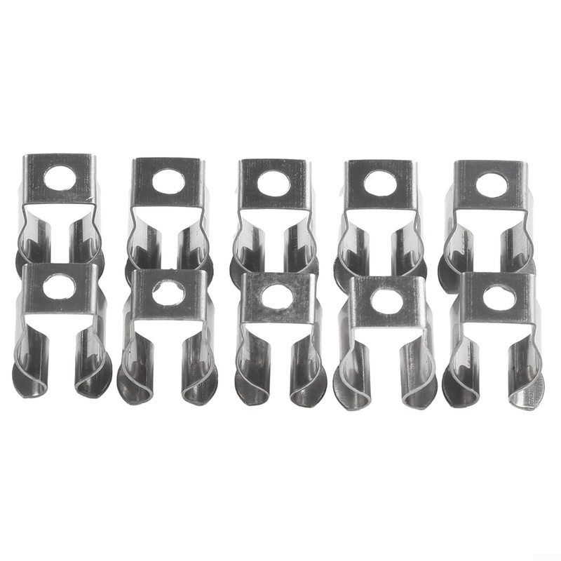 Stainless Steel Spring Clamps 10 Pack Heavy Duty Tool Storage