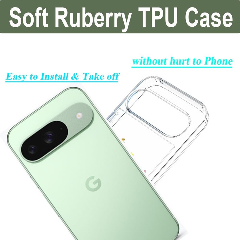 Unov Case Compatible with Pixel 9 Pixel 9 Pro Case