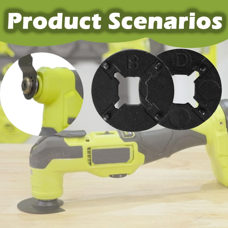 692496002 Multi-Tool Blade Adapter for Ridgid JobMax R8223404 Oscillating Tool