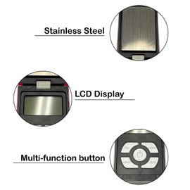 WedDecor 0.01g-100g Digital Pocket Scale Weighing Mini Scales Gold Kitchen Jewellery Scales Herb Scales Weed Scale Professional Multi Functional Mini Scale