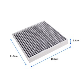 CF10285 8713906040, 8713906080 Cabin Air Filter with Activated Carbon Replacement for Jaguar XE 2009-2022, Front Placement 8713907010, 8713907020, 8713908030