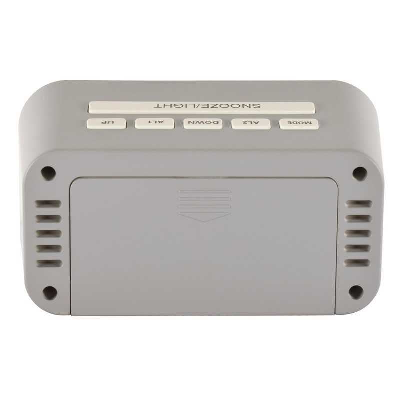 Acctim Alta Retro Digital Alarm Clock Crescendo Alarm Date &