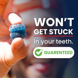 SaltStick Energy Gummies with Electrolytes, 10 Packs of Green Apple, Easy to Chew Electrolyte Gummies, Energy Chews That Taste Great. 10 Packs, 80 Gummies