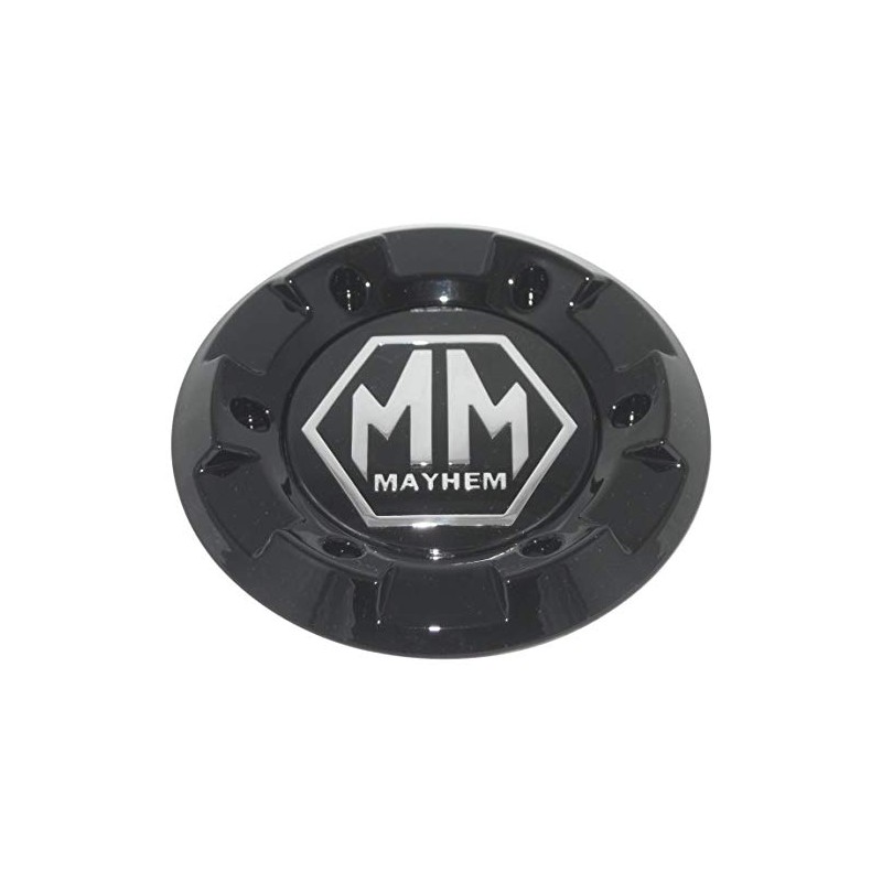 Mayhem Wheel Gloss Shiny Black Center Section Cap, C-231-2, Wheel