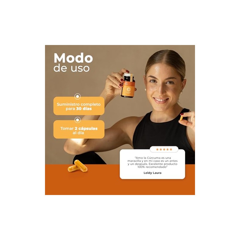 Cúrcuma 500 mg + Pimienta Negra DUO TIBA SALUD