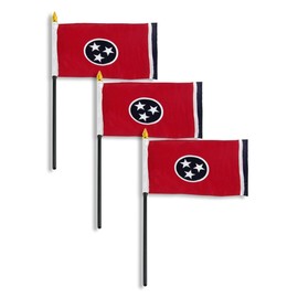 Tennessee Flag 4 x 6 inch (3 PK)