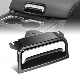 Auto Dynasty - Front Center Console Lid Arm Rest Latch Compatible with Chevy Silverado Cheyenne Suburban Tahoe GMC Sierra Yukon XL 2014-2021, Matte Black