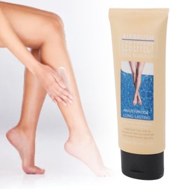 ZJchao 118 ml Airbrush Legs, Leg Makeup Lotion, Body Makeup Foundation, Waterproof, Durable, Full Coverage, Lightweight Leg Body Cosmetics for Weddings (1#)