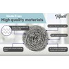 Topest Stainless Steel Scourer | 6 Pack | Muti-Purpose Dish