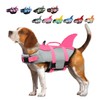 Large Dog Life Jacket Shark, Dog Swimming Safety Vest with