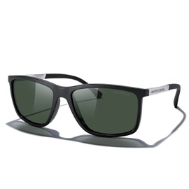 MERRY'S Unisex Rectangle Polarized Sunglasses For Fishing Driving Golf Aluminum Temple S8658