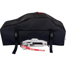 Winch cover, High Quality Top Zipper Waterproof Winch Protective Cover, Portable Winch Cover, Indoor/Outdoor winch Accessories, Weather Resistant Dust Cover for Electric Winches 8000-13500 lbs