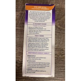 University Medical Face Lift Youth Serum C Eye SYN-AKE Peptide Vitamin C 0.50 fl. oz. (1)