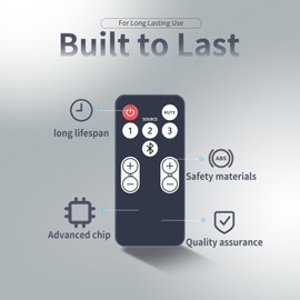 ZWP RE15031 Replacement Remote Control fit for Polk Audio Soundbar Controller RE1305-2 RE1305-1 5000 3000 6500BT 6500 6000 2000 4000 9000 SB5000IHT Surroundbar 5000 6000 3000 IHT ONE Step IHT3000