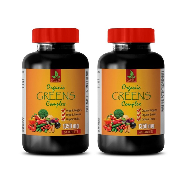 brain and memory power boost - ORGANIC GREENS COMPLEX - ginger extract 2B