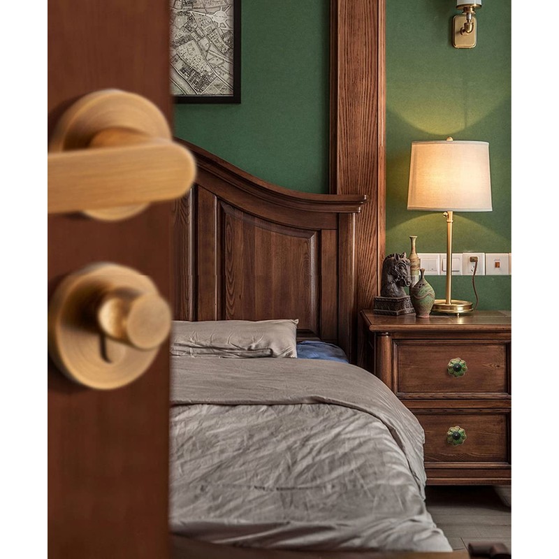 Mou 6Pcs European Style Knobs, Ceramic Glazed Pumpkin Knobs Classy