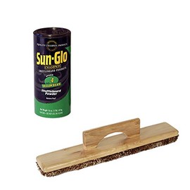 Sun-Glo 1 Can #4 Yellow Bear Wax and 1 Shuffleboard Sweep