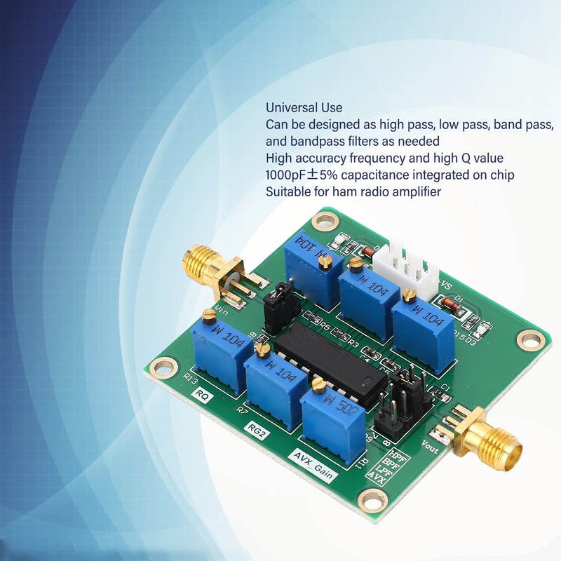 Active Filter Board UAF42 Adjustable Highpass Lowpass Bandpass Filter Module