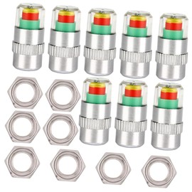 Gatuida Car Tyre Pressure Monitor Stem Caps Tyre Pressure Gauge Cap Auto Tire Indicator for Car Truck SUV