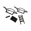 1/18 Carbon Fiber Frame Black Flexibility Carbon Fiber Chassis Kit