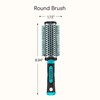 Conair Grip & Style Round Brush, Nylon Bristle Hair Brush