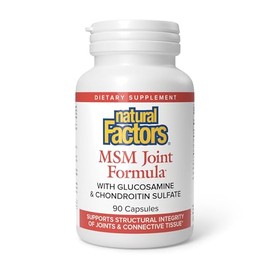 Natural Factors - MSM Joint Formula, Supports Joint Mobility and Comfort by Promoting Repair and Healthy Cartilage, Tendons, and Ligaments with Glucos