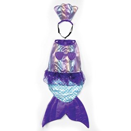 Zack & Zoey Iridescent Mermaid Costume for Dogs