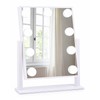 Hollywood Vanity Makeup Mirror with 9 LED Bulbs, 3 Color
