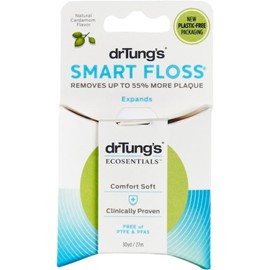 Dr. Tungs Smart Floss, 30 yds, Natural Cardamom Flavor 1 ea Colors May Vary (Pack of 10)