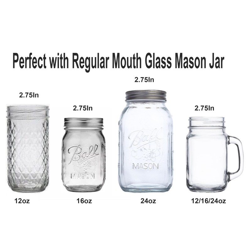 Long Nozzle Syrup Honey Dispenser Pump Lids for Mason Jar,