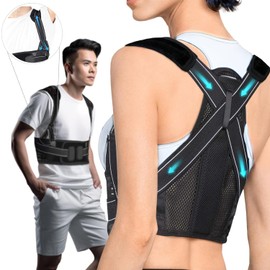 【脇を通さない逆Y字】 猫背ラボ ストレートドクター 姿勢サポーター 姿勢ベルト 男女兼用 【脱猫背継続に挑戦】 (サイズM)