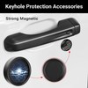 DWKJMYCP 3 PCS Keyhole Covers for 2018-2025 2026 Jeep Wrangler