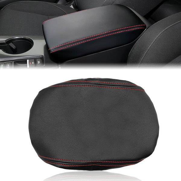 SYudwen Black Car Armrest Storage Box Lids Car Center Console