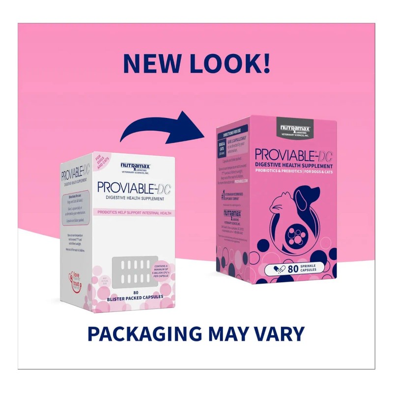 Nutramax Proviable Health Supplement For Cats And Dogs