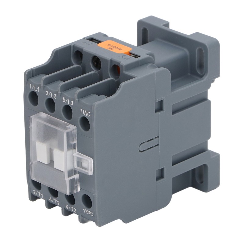 AC Contactor NC 12A Universal Rail Mount Silver Contact Low