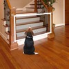 Indoor Dog Fence, Foldable Insulation Net Grid, Portable, Retractable Stair