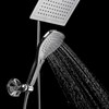 Dream Spa Ultra-Luxury 9" Rainfall Shower Head/Handheld Combo. Convenient Push-Button